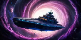 Navigating the Cosmic Abyss: The Epic Odyssey of the S.S. Nightmare image
