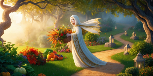 Harvest Reaper's Enchanted Harvest: A Seasonal Journey in the Mystical Garden image