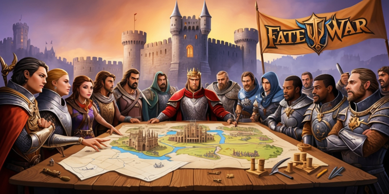 Fate War: Conquering Realms Through Strategy, Construction, and Community image