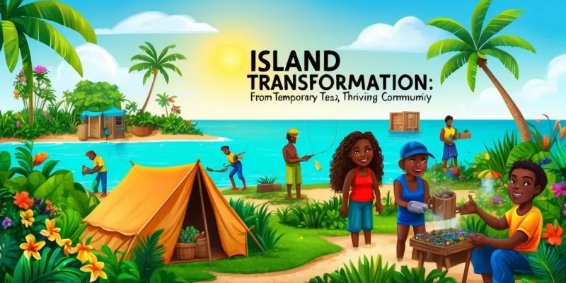 Island Transformation: From Temporary Tent to Thriving Community image