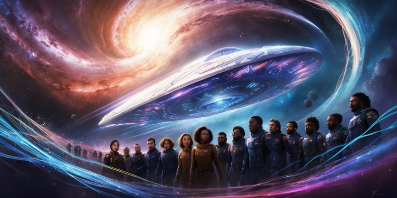 Celestial Convergence: A New Dawn in Interstellar Adventure image