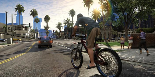 grandtheftauto v bike game screen